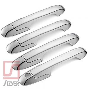 For Toyota Tundra Crew Max 2007-2014 Chrome 4 Doors Handles Covers W/Out Psg Kh